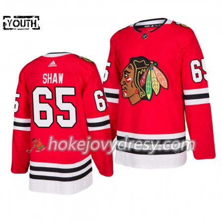 Dětské Hokejový Dres Chicago Blackhawks Andrew Shaw 65 Adidas 2019-2020 Červená Authentic